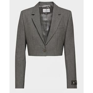 NEW Aritzia Babaton Classic Cropped Blazer Single Breasted SOLD OUT Size 4